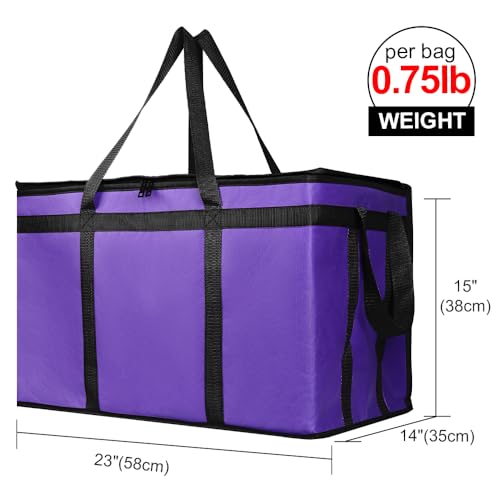 Insulated Food Delivery Bag Hot Cold Meal Carrier Cooler Tote K646948