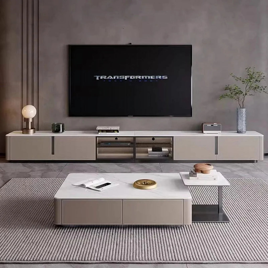 Mid Century TV Stand with Drawers for Living Room O93181
