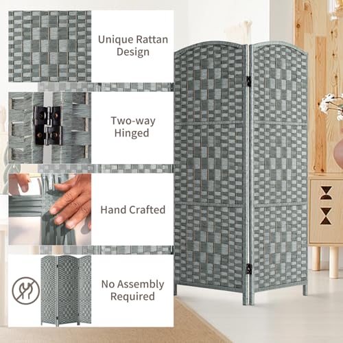3 Panel Folding Room Divider, Privacy Screen, Dark Mocha S685