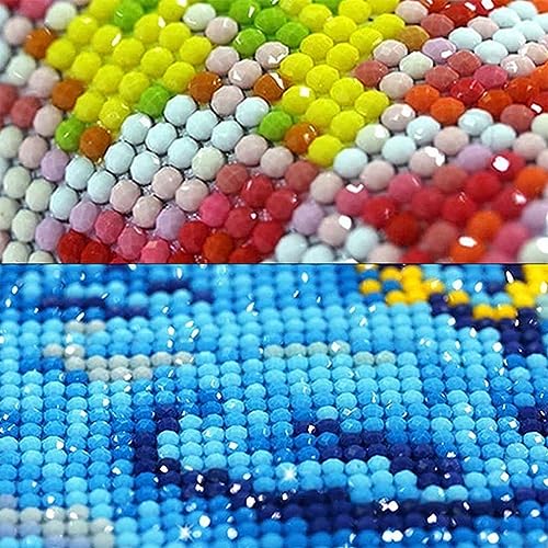 Diamond Painting Kits for Adults - Colorful Tulip DIY Round Full Drill 5D Diamond Art H815989