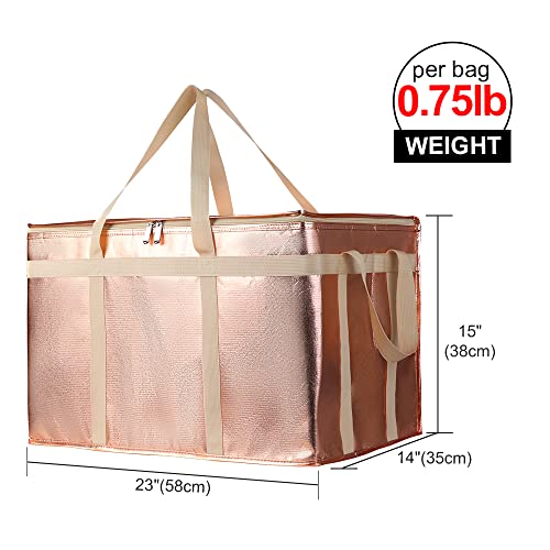 Insulated Food Delivery Bag Hot Cold Meal Carrier Cooler Tote K646948