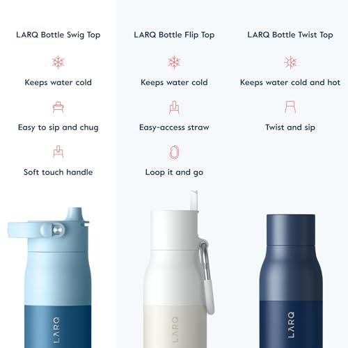 Insulated Stainless Steel Water Bottle 34oz with Silicone Handle L348874