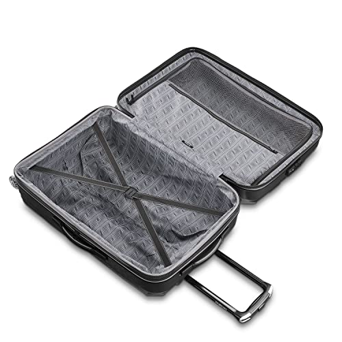 Hardside Expandable Carry-On Luggage with Spinner Wheels, Black, 20-Inch S82043