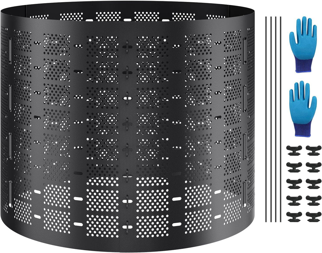 Compost Bin 220 Gallon, Outdoor Expandable Composter E513