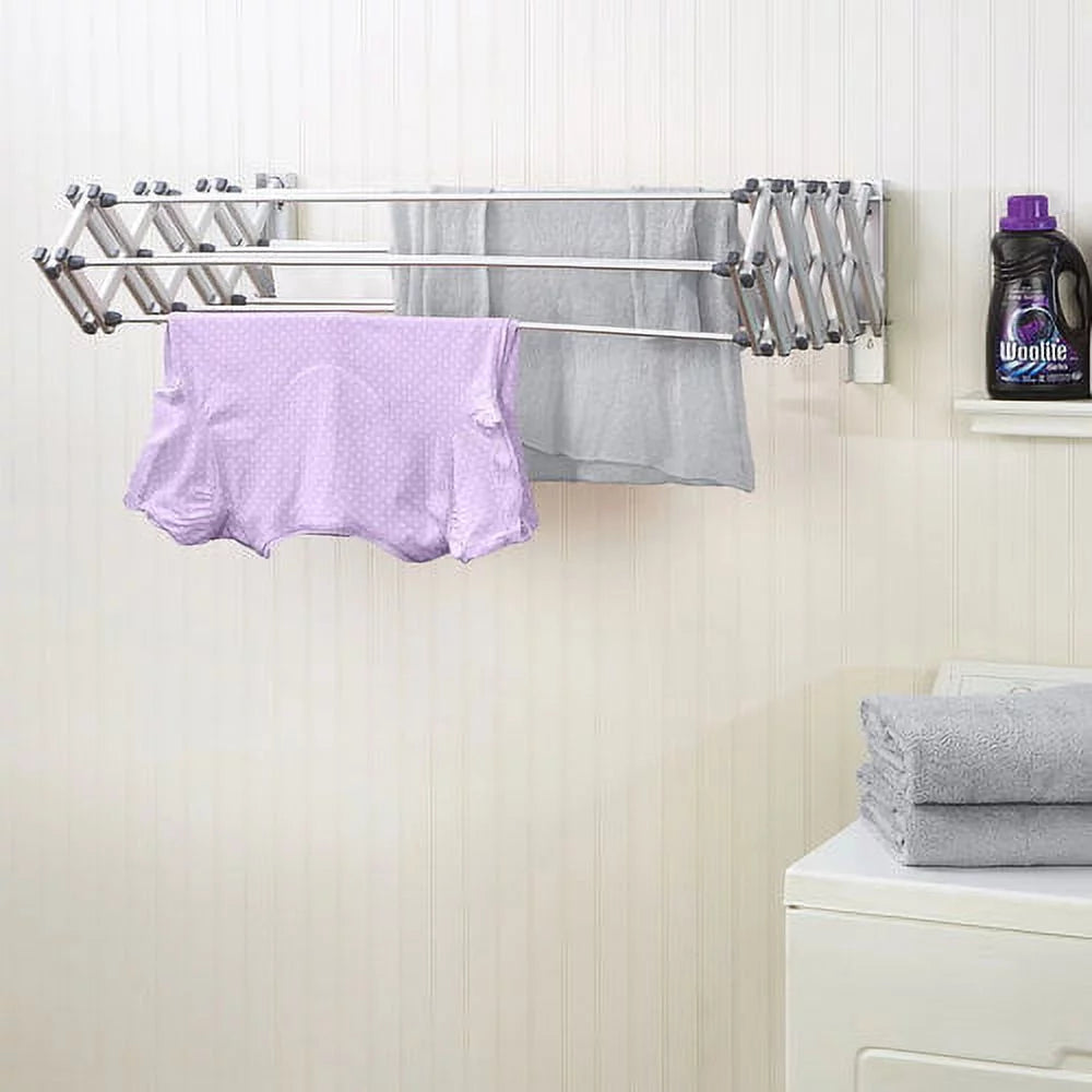 Accordion Wall Drying Rack Collapsible Aluminum P308292