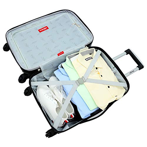 Smart Luggage Set with Cup Holder and USB Port, 20-Inch Carry-On K967