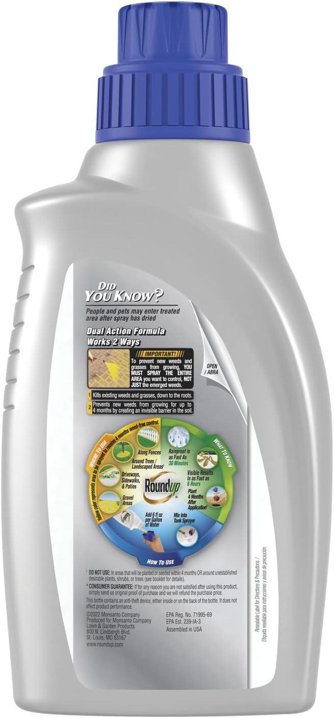 Weed & Grass Killer Concentrate, 32 fl oz X644