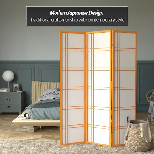 6 Panel Honey Room Divider X65165