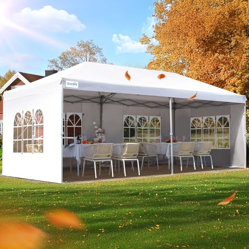 Pop up Canopy Tent 10x20ft Waterproof with Roller Bag O882