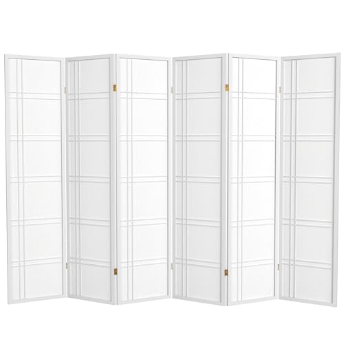 6 Panel Honey Room Divider X65165