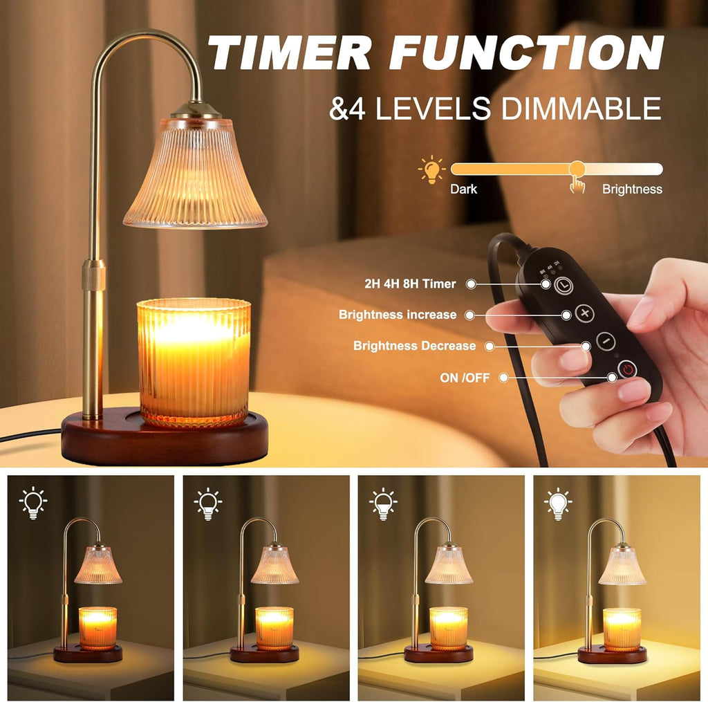 Candle Warmer Lamp with Timer and Dimmer Q760