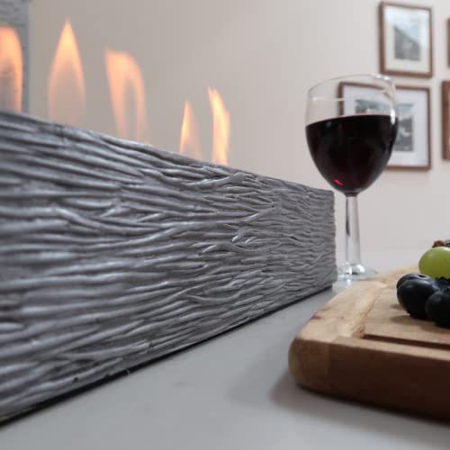 Large Rectangle Tabletop Fire Pit - Portable Bioethanol Fireplace for Indoor & Garden C1210