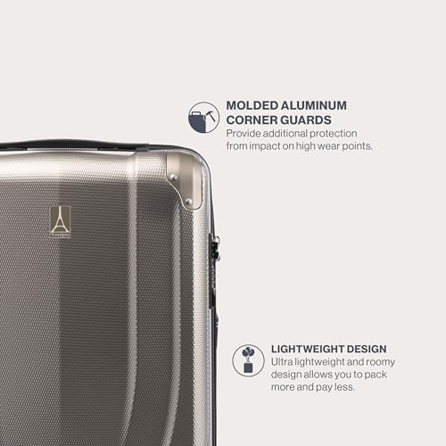 Hardside Expandable Carry-On Luggage with 8 Spinner Wheels, 21 Inch N246