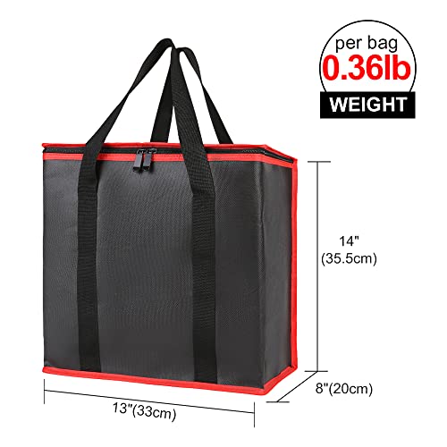 Insulated Food Delivery Bag Hot Cold Meal Carrier Cooler Tote K646948