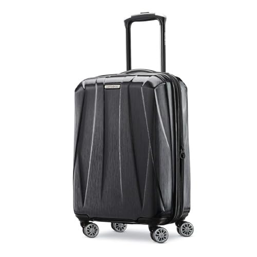 Hardside Expandable Carry-On Luggage with Spinner Wheels, Black, 20-Inch S82043