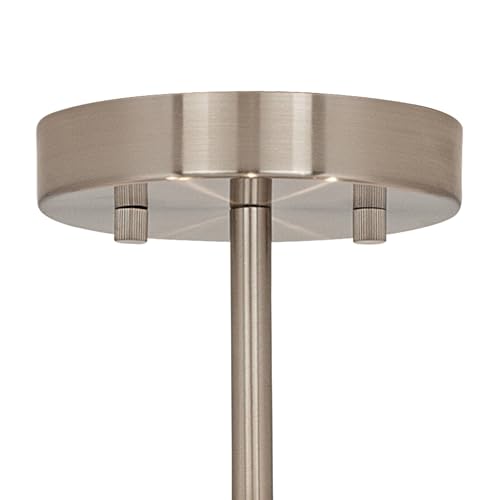 Modern Semi-Flush Mount Ceiling Light with Fabric Drum Shade M852