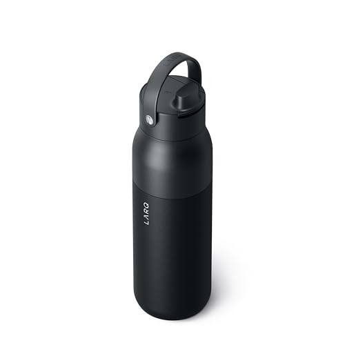 Insulated Stainless Steel Water Bottle 34oz with Silicone Handle L348874