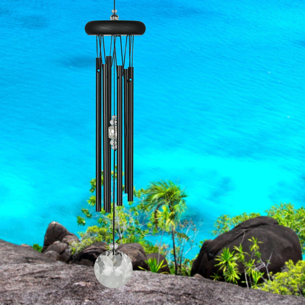 Crystal Wind Chimes for Outdoor Garden Patio Decor V927711