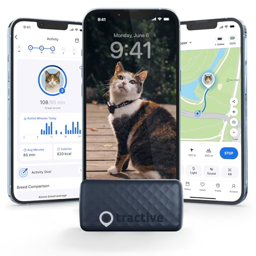 GPS Cat Tracker with Real-Time Location and Activity Monitoring H6422