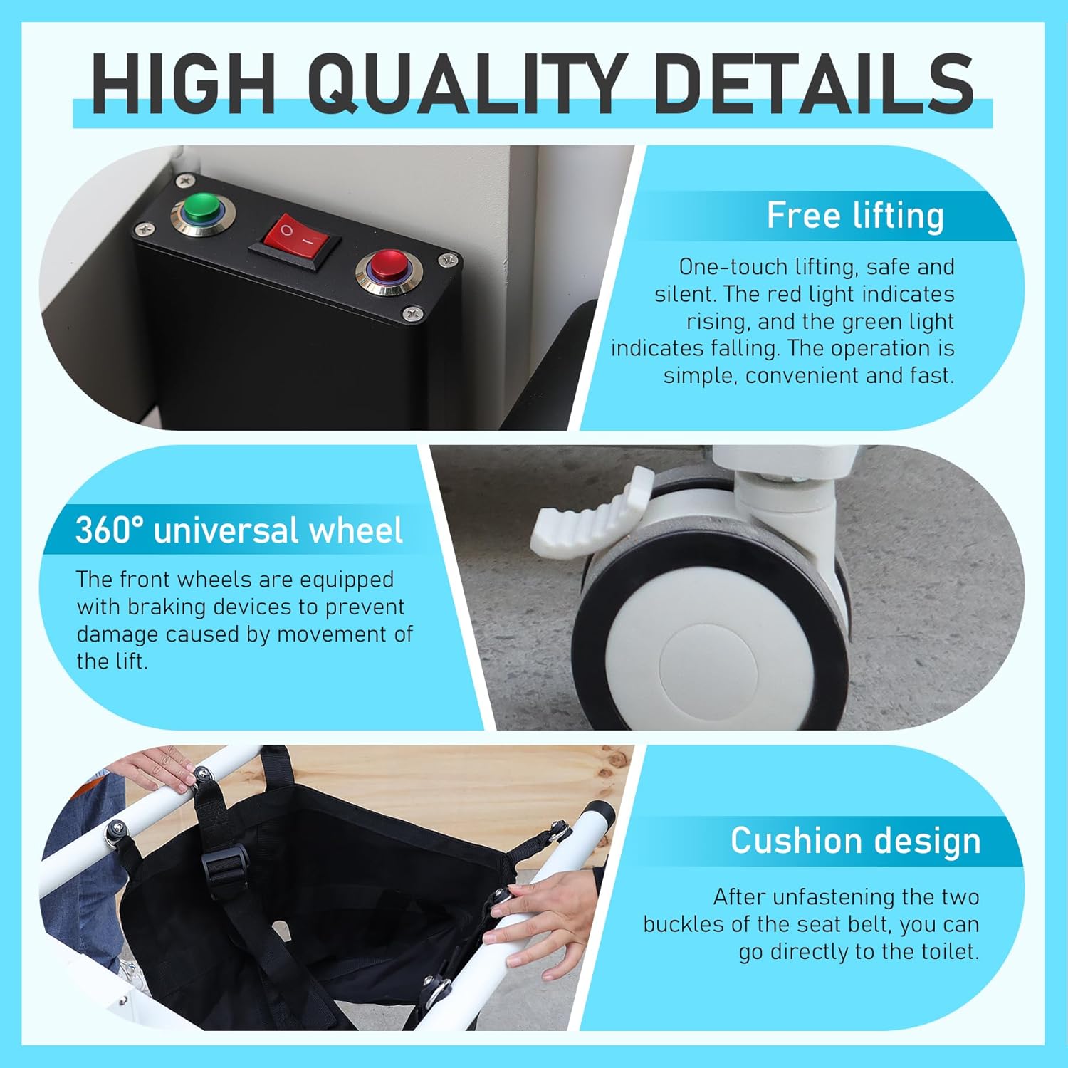 Electric Patient Transfer Lift Chair for Seniors, Wheelchair to Car Transfer Device K26674