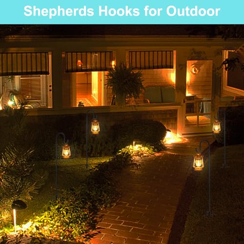 Shepherds Hook for Bird Feeder, 62" Adjustable Plant Hanger Pole G8309