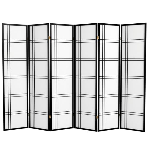 6 Panel Honey Room Divider X65165
