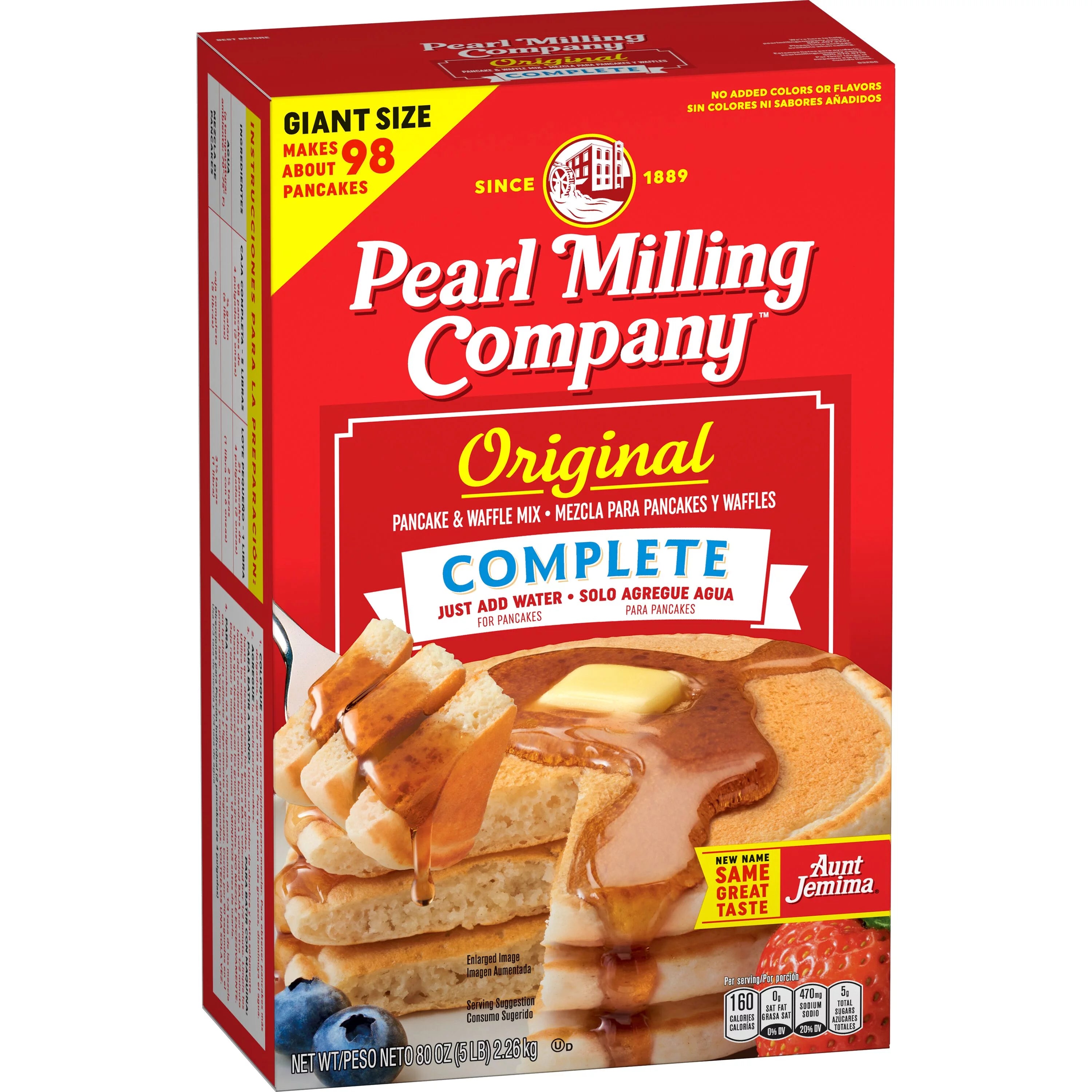 Pancake Mix, 5 lbs. (2 Pack) S730