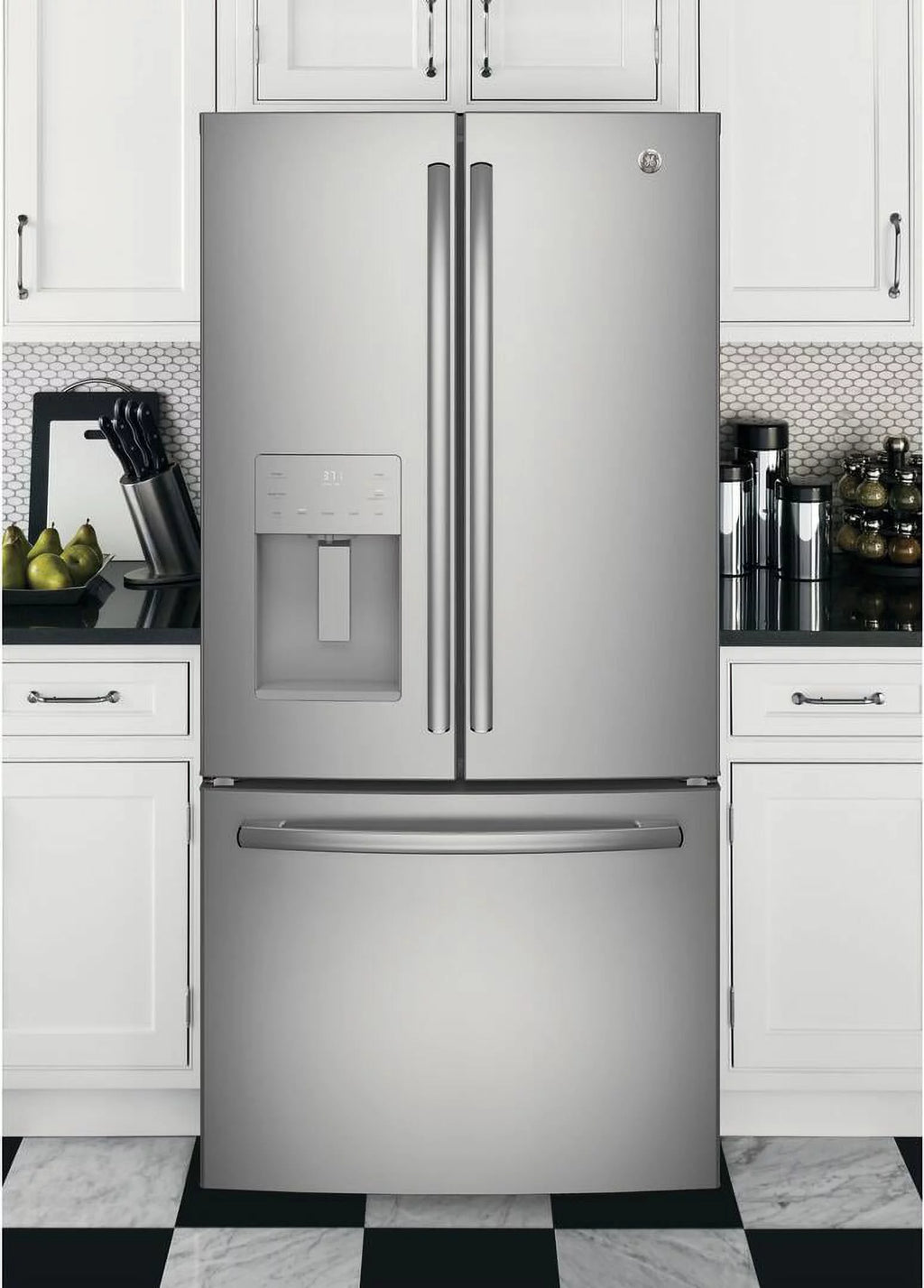33" Counter Depth Side by Side Refrigerator, 17.5 cu. ft. N836