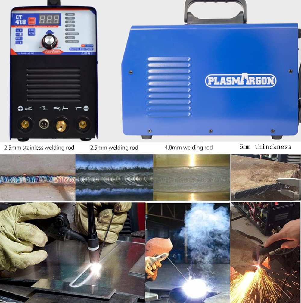 3 in 1 Plasma Cutter TIG Stick Welder, 180A Pulse, 110/220V C479