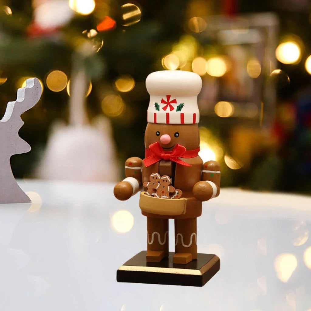 Gingerbread Man Nutcracker Puppet Decor K930