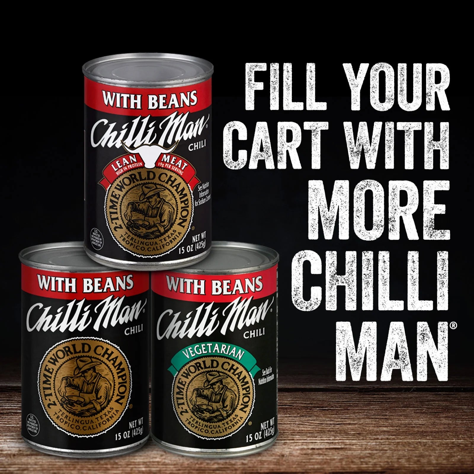 Vegetarian Chili with Beans, 15 oz Can (12 Pack) I3663