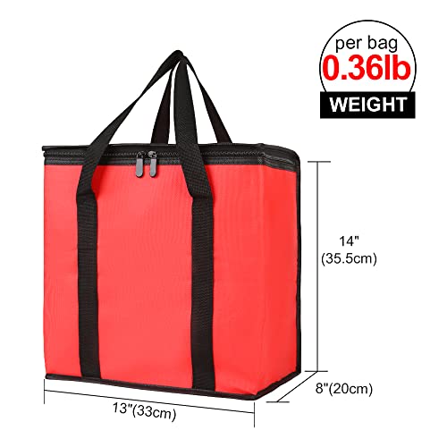 Insulated Food Delivery Bag Hot Cold Meal Carrier Cooler Tote K646948