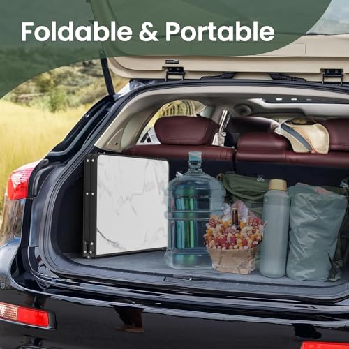 Folding Camping Table Small 2ft Portable Aluminum W647