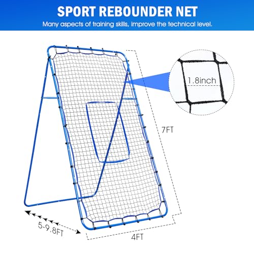 Volleyball Baseball Softball Rebounder Net for Outdoor Indoor Training L56619