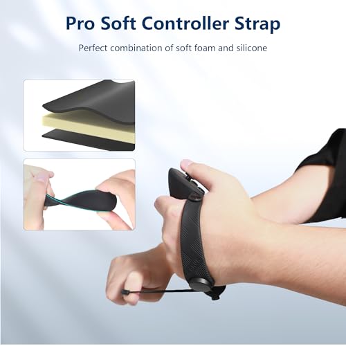 Controller Grips Cover with Knuckle Straps for Quest 3S/3 Z341