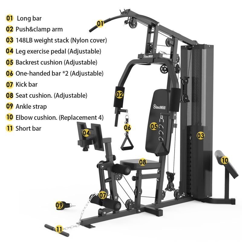 Home Gym Multifunctional Full Body Workout Equipment I122593
