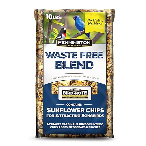Wild Bird Seed for Outside Feeders, High-Protein, No-Waste, 15-lb Bag F570741
