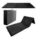 Folding Exercise Gymnastics Mat, 4x8x2 Inch, High-Density Anti-Tear, Portable with Carrying Handles J951