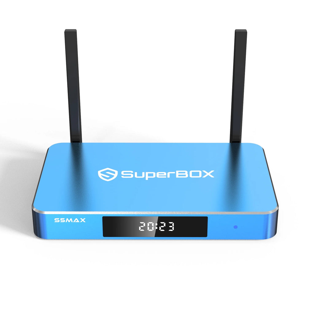 SuperBox S5 Max Premium Edition Bundle with 8K HDMI Cable and Backlit Mini Wireless Keyboard Remote I34800