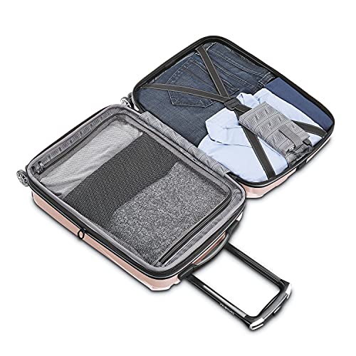 Hardside Expandable Carry-On Luggage with Spinner Wheels, Black, 20-Inch S82043