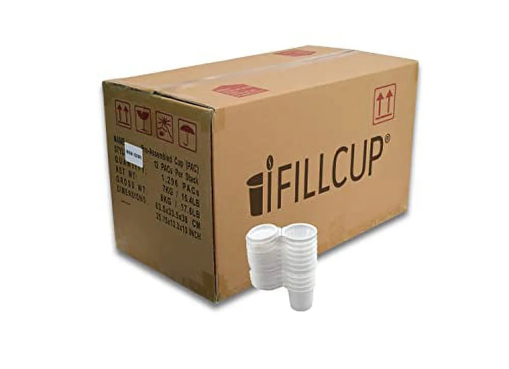 Reusable Single Serve Coffee Pods, 1296 Count, White, Recyclable, Airtight V4430