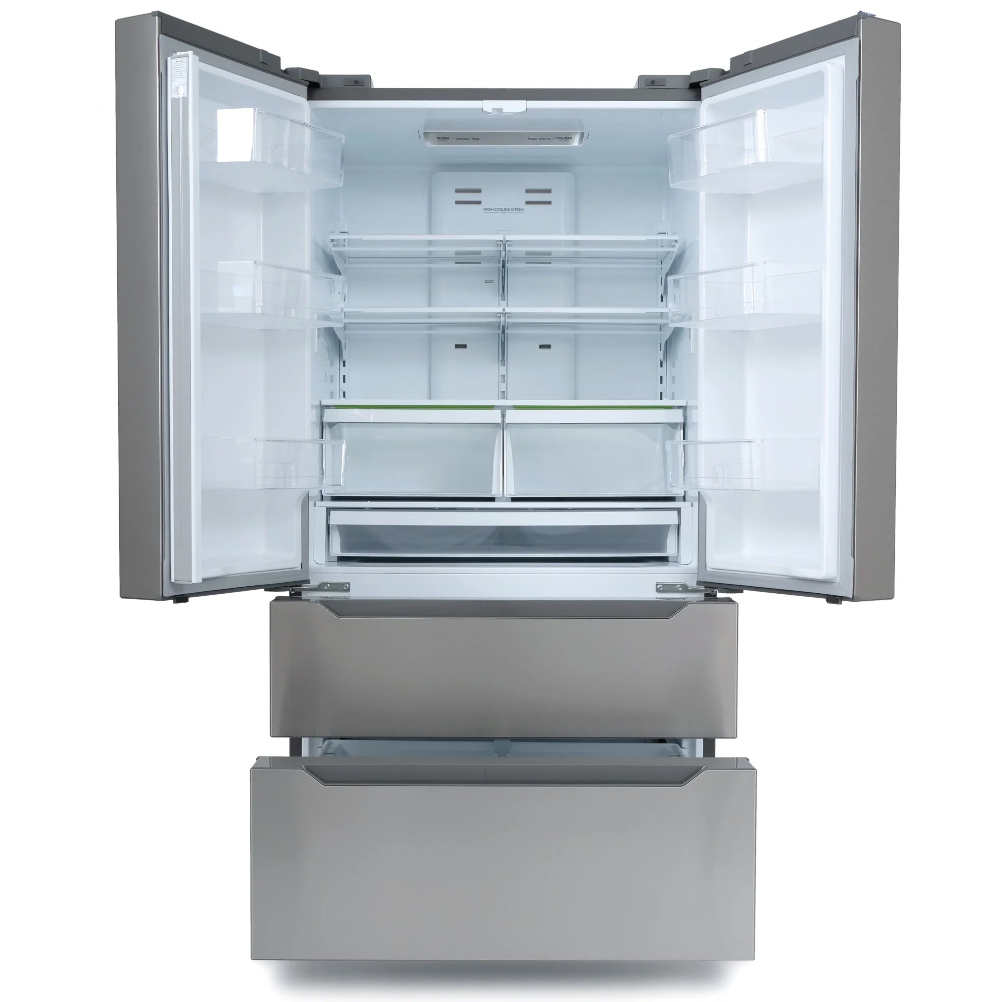 2 Piece Kitchen Appliance Package with 30" Gas Range & French Door Refrigerator X766