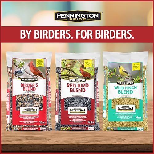 Wild Bird Seed for Outside Feeders, High-Protein, No-Waste, 15-lb Bag F570741