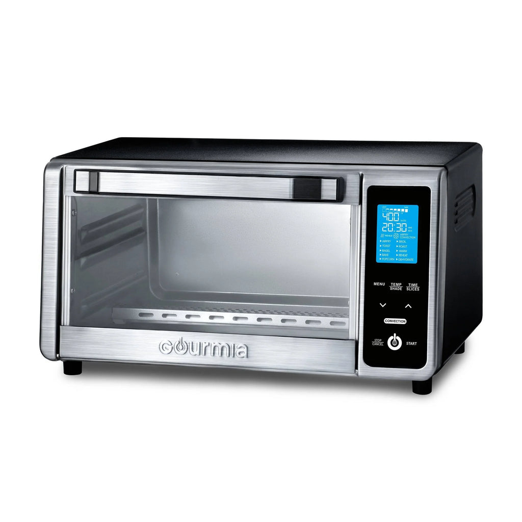 4-Slice Toaster Oven Air Fryer with 11 Cooking Functions, Stainless Steel Gray I923