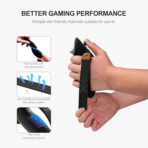 Controller Extended Grips for Meta Quest 3/Quest3S, Wireless Charging O6229