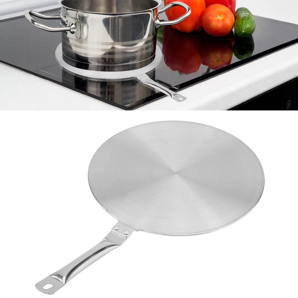 Stainless Steel Heat Diffuser Plate for Gas, Electric & Induction Cookers (24cm) M63488
