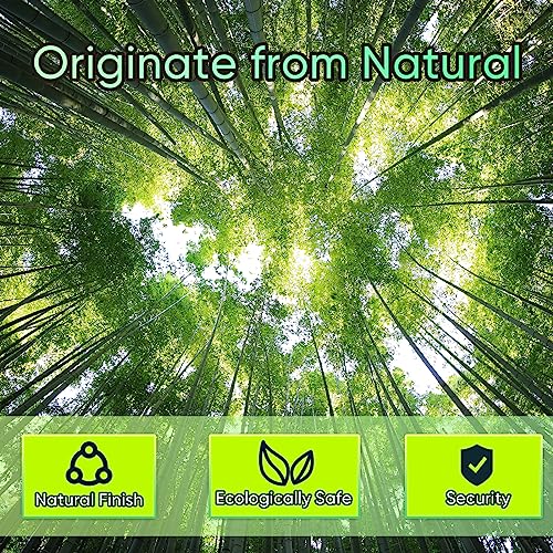 Natural Bamboo Fence Roll 6ft x 8ft Privacy Screen for Garden H625124