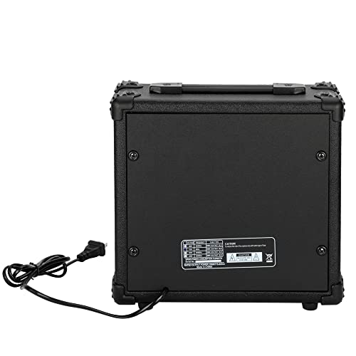 Electric Bass Combo Amp, 20W Portable Practice Amplifier with Headphone and MP3 Input U625