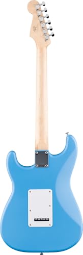 Stratocaster Electric Guitar Bundle with Amplifier, Gig Bag, Strap, Cable, Picks, and DVD S5583