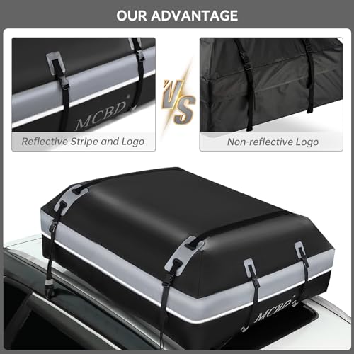 Soft-Shell Waterproof Rooftop Cargo Carrier for SUV, 21 Cubic Feet S158395